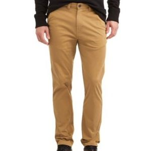 faded glory casual chino with flexfabric